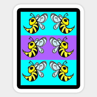 bee,bees,bumblebee,graffiti by LowEndGraphics Sticker